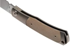 Viper Hug 2 V5994CN Natural Canvas Micarta Pocket Knife, Sacha Thiel Design -Knife Shop VPV5994CN 05 viper