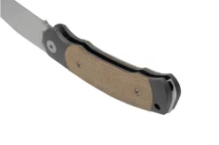 Viper Twin, V6002CN, Satin M390, Natural Canvas Micarta Pocket Knife, Fabrizio Silvestrelli Design -Knife Shop VPV6002CN 04 viper