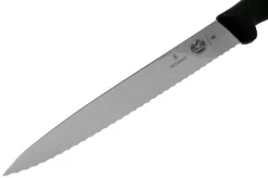 Victorinox Fibrox Serrated Carving Knife, 25 Cm -Knife Shop VT5 4433 25 03 victorinox fibrox