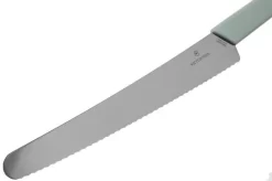Victorinox Swiss Modern 6.9076.26W44B Bread Knife 26cm, Mint Green -Knife Shop VT6 9076 26W44B 03 victorinox