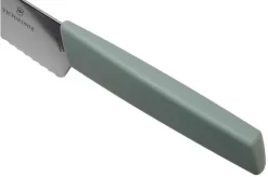 Victorinox Swiss Modern 6.9076.26W44B Bread Knife 26cm, Mint Green -Knife Shop VT6 9076 26W44B 05 victorinox