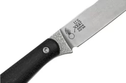 White River Exodus 4, Black Canvas Micarta, Kydex Sheath, Fixed Knife -Knife Shop WREX 4 BCM 05 whiteriver