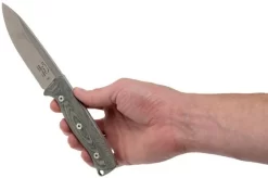 White River Knives Ursus 45 Black & OD Green Linen Micarta Bushcraft Knife -Knife Shop WRUR45 LBO 06 white river knives